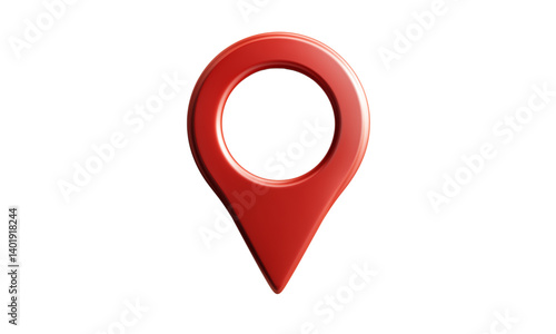 Red location pin icon, map marker symbol for navigation and location services Free Download Red location pin icon, map marker symbol for navigation and location services - GFXLoad