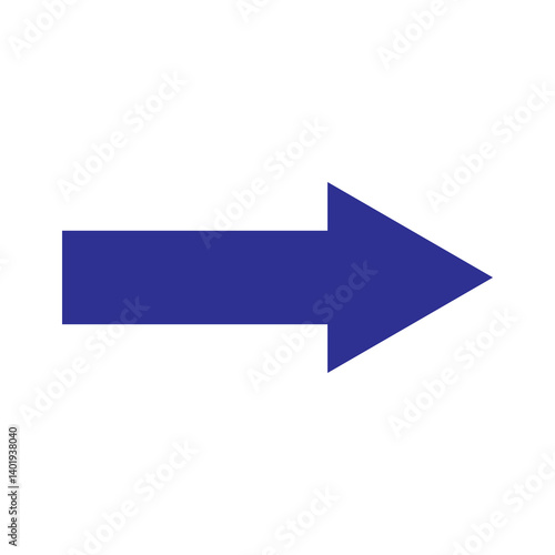 blue arrow sign