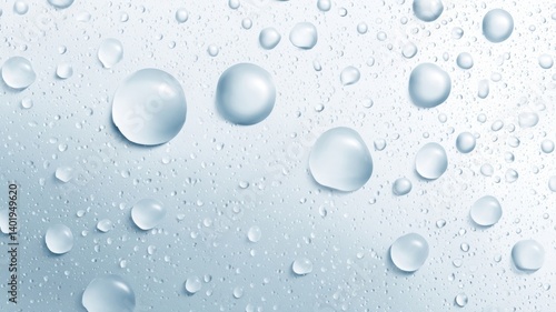 Wallpaper Mural water droplets on a surface Torontodigital.ca