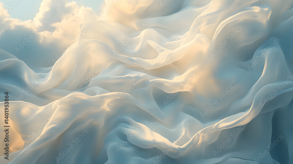 Fototapeta premium White Cloud - like Texture