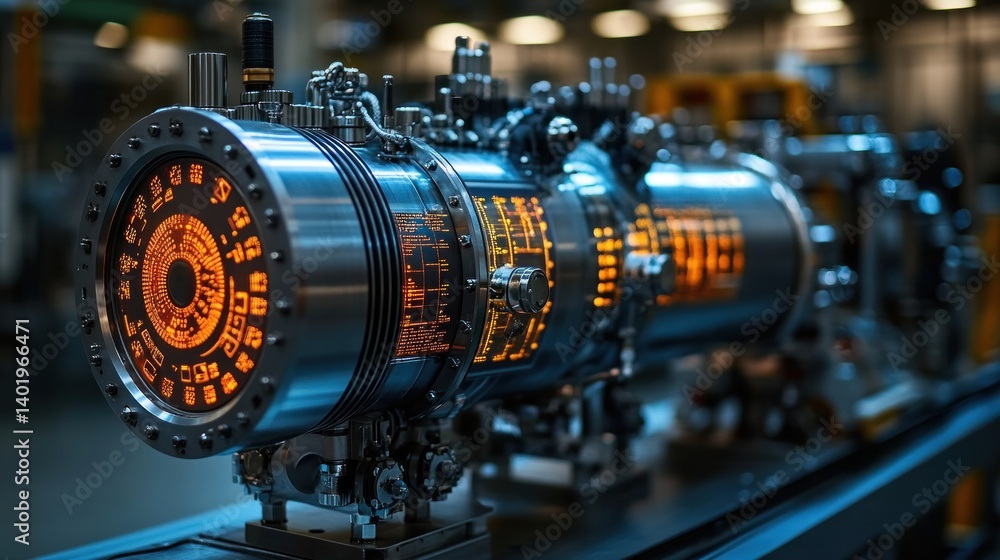 Futuristic Industrial Machinery: A Glimpse into Advanced Technology