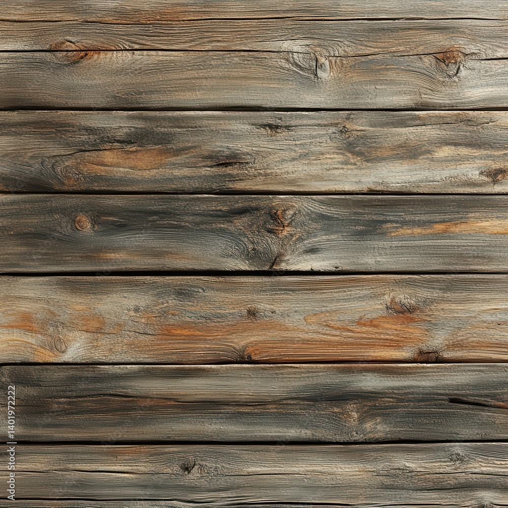Close up shot of weathered horizontal wooden planks Close up shot of weathered horizontal wooden planks
