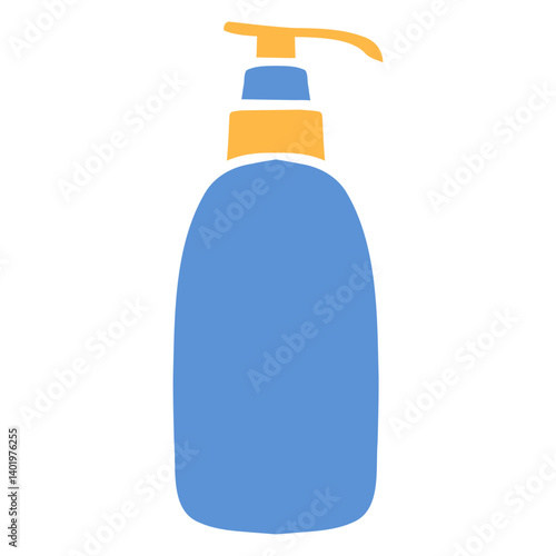 pump bottle of skincare lotion