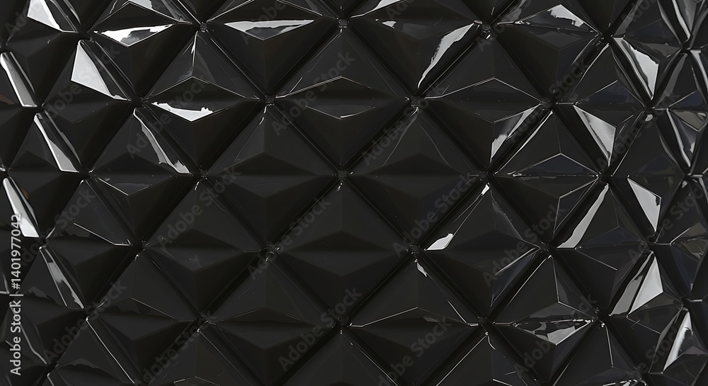 Obraz premium Facet of Obsidian AI Generated