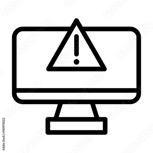 malware Line Icon
