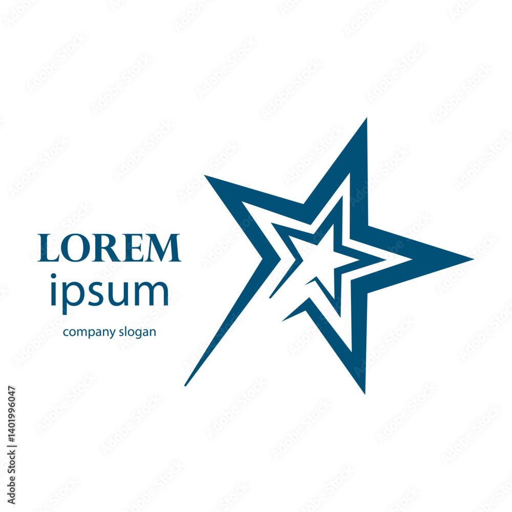 successful victory star logo design successful victory star logo design