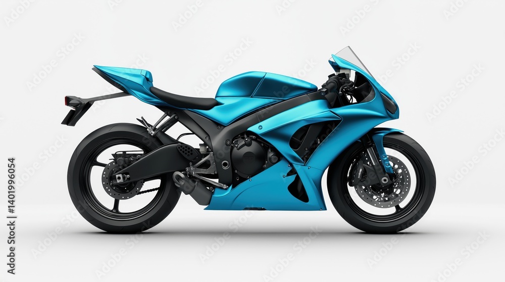 blue sport motorcycle blue sport motorcycle