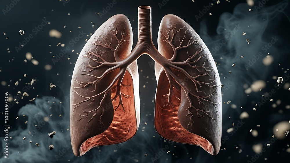 Damaged Lungs from Smoking, Say No to Tobacco, No Drug, World No Tobacco Day Awareness, Stop Smoking, Save Lives, Break the Habit Damaged Lungs from Smoking, Say No to Tobacco, No Drug, World No Tobacco Day Awareness, Stop Smoking, Save Lives, Break the Habit