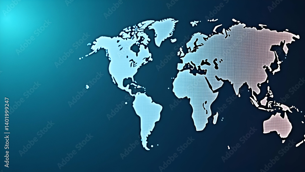Obraz premium Dynamic Global Trade Dynamics: Visuals of Evolving Export-Import Flows, Trade Policies, Tariff Adjustments, and Supply Chain Realignments in International Commerce