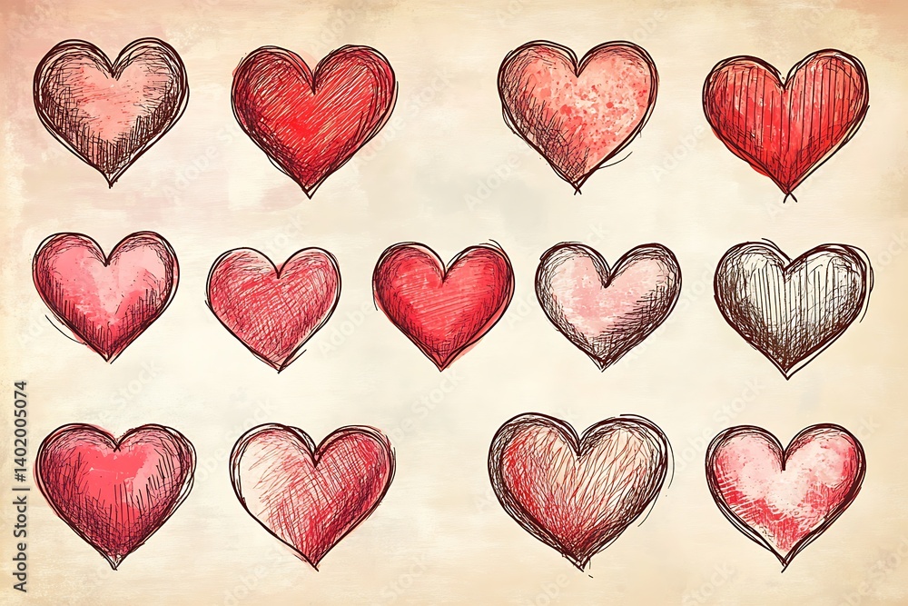 Hearts Collection, Vintage Style