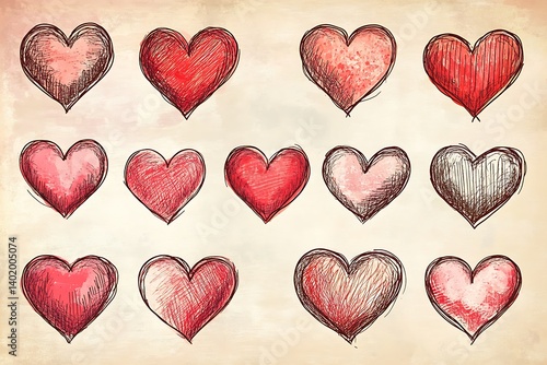 Hearts Collection, Vintage Style