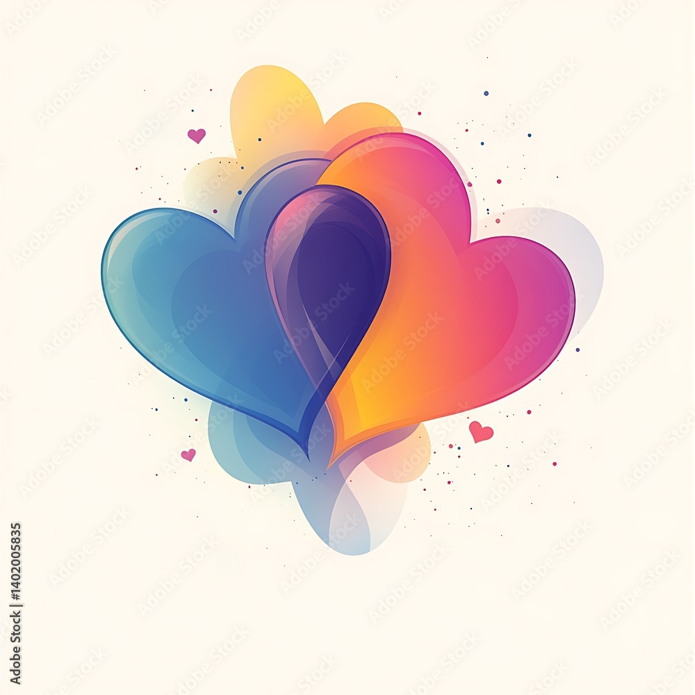 Hearts graphic design