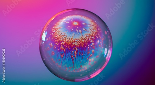 Wallpaper Mural Prismatic Orb AI Generated Torontodigital.ca