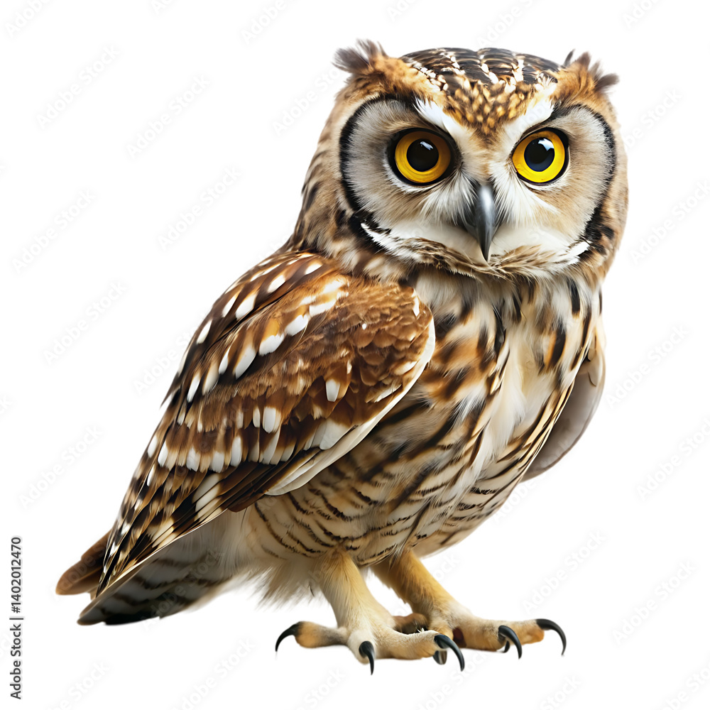 Obraz premium Brown Owl, Bird of Prey Image