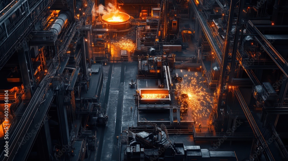 Industrial fire production