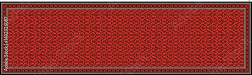 Digital Indian Dupatta Design with Buti and Floral Patterns – Traditional Textile Style for Kurti and Ethnic Wear Printing, High-Quality Silk Fabric Background Illustration.