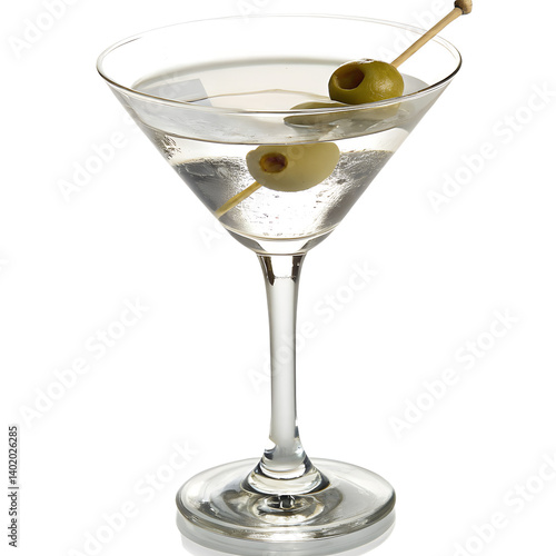 Martini isolated on transparent background