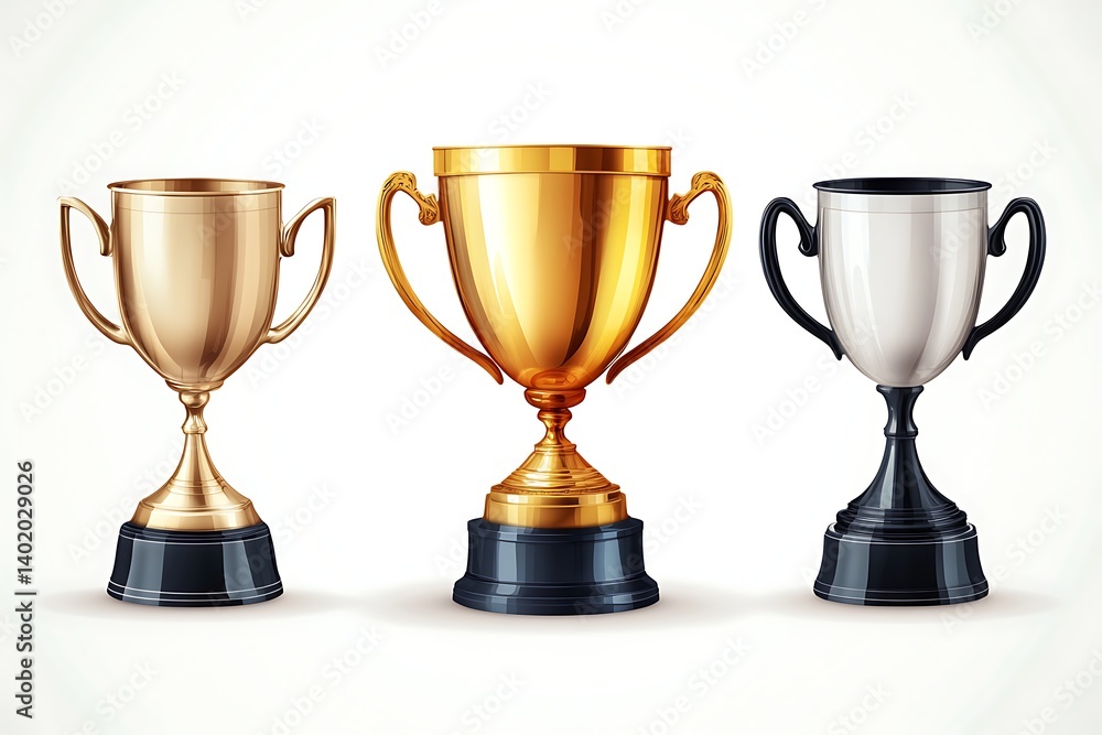 Awards Trophies Illustration Awards Trophies Illustration