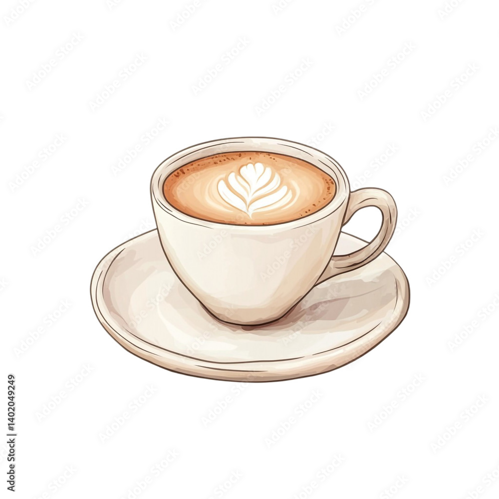 Creamy Latte Art Delightful Coffee Break Warm Drink Creamy Latte Art Delightful Coffee Break Warm Drink