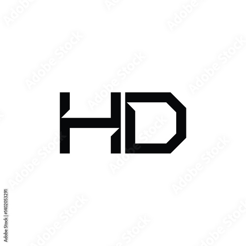 HD monogram logo design letter text name symbol monochrome logotype alphabet character simple logo