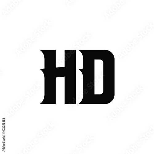 HD monogram logo design letter text name symbol monochrome logotype alphabet character simple logo