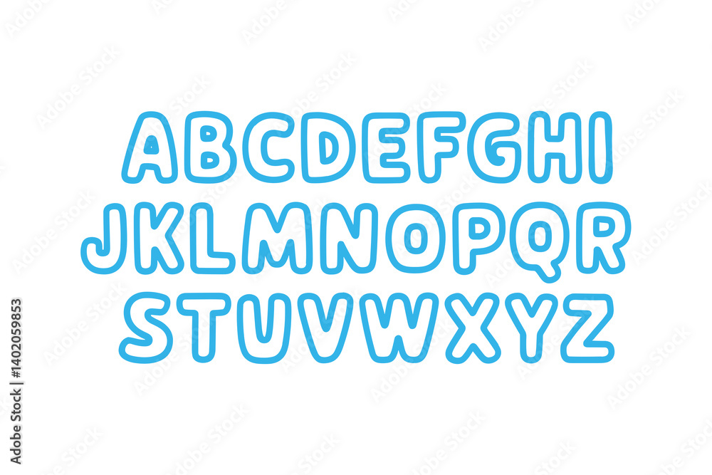 SkyOutline - Bold Wavy Outline Font
A bold, wavy font with a sky blue outline for headlines and branding. SkyOutline - Bold Wavy Outline Font
A bold, wavy font with a sky blue outline for headlines and branding.