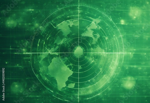 map green world radar nuclear locate discover abstract background missile illustration circle discovering fly equipment construction army global alert protection plane aeroplane kill monitor defense