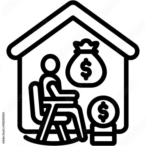 Pension Icon