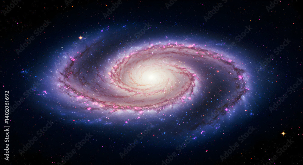 Spiral Galaxy In Outer Space Spiral Galaxy In Outer Space