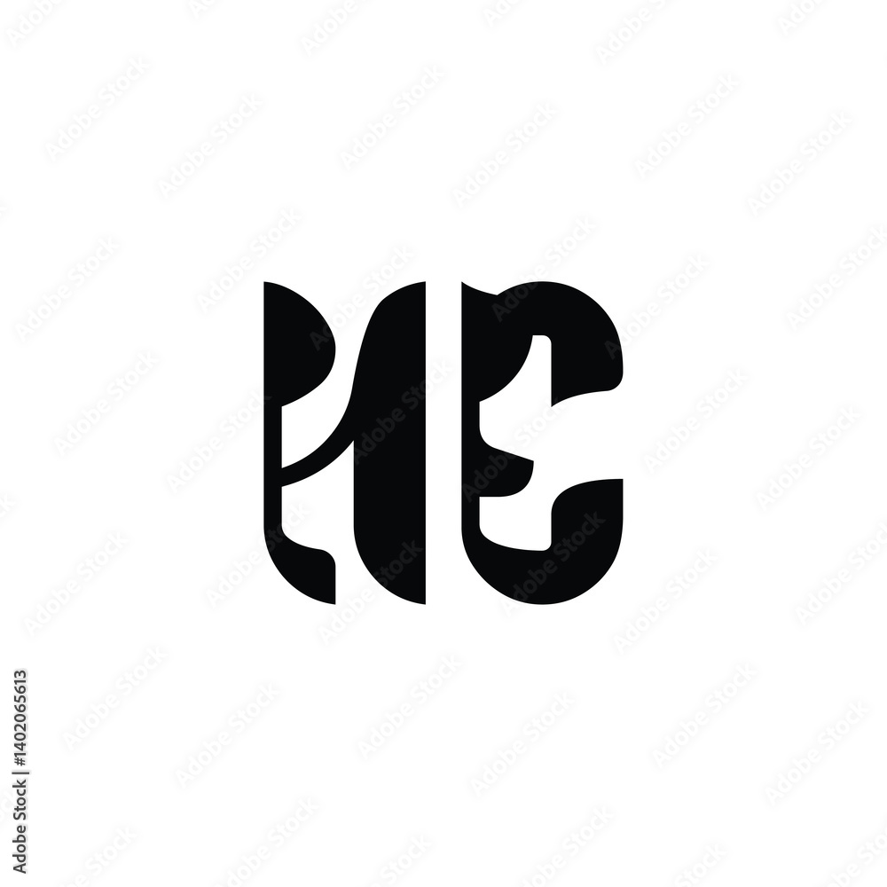 HE monogram logo design letter text name symbol monochrome logotype alphabet character simple logo HE monogram logo design letter text name symbol monochrome logotype alphabet character simple logo