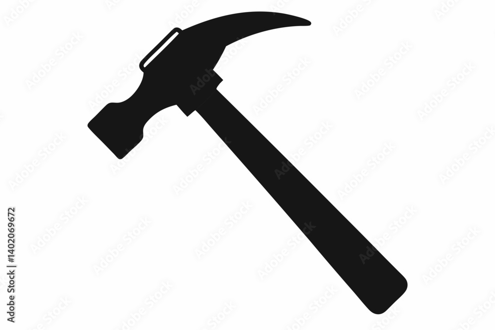 hammer silhouette vector illustration hammer silhouette vector illustration