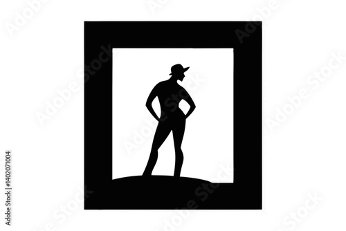 Wall Art Frame Silhouette Design