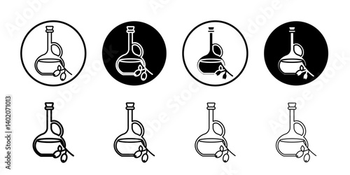 Olive oil icon Flat illustration sign