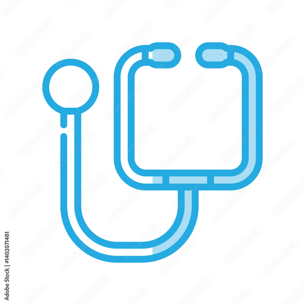 Stethoscope icon design template Stethoscope icon design template