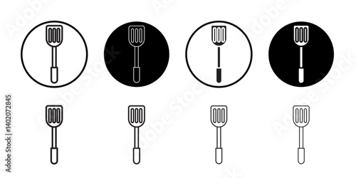 spatula icon Flat illustration sign