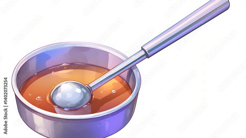 Caramel Sauce Stirring Caramel Sauce Stirring