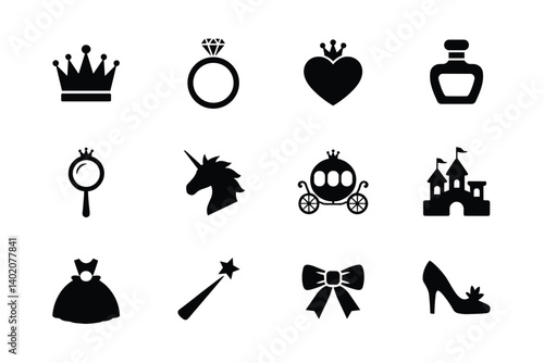 Princess-themed icons
