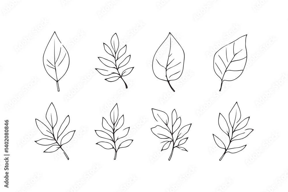 Asoka leaf line art Asoka leaf line art
