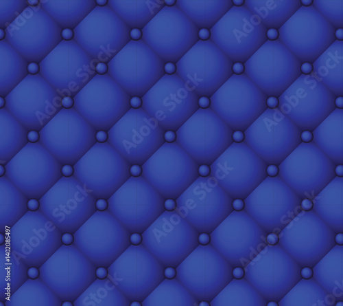 "Royal Blue Quilted Texture Background"