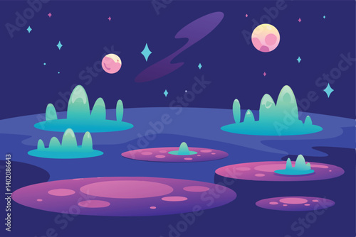 ufo in the night