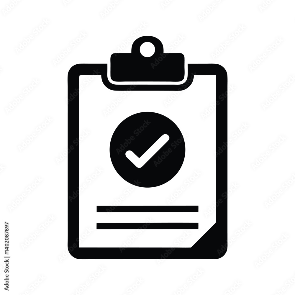 Clipboard with Gear Icon in Black and White Showing Settings with transparent background Clipboard with Gear Icon in Black and White Showing Settings with transparent background