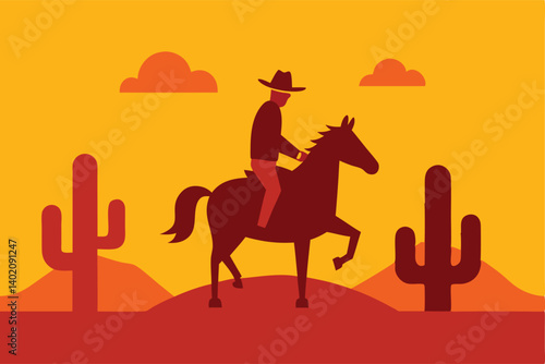 vector illustration of a camel