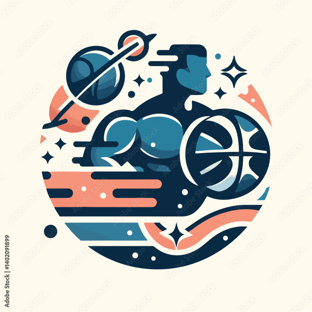 Fototapeta premium sport logo vector