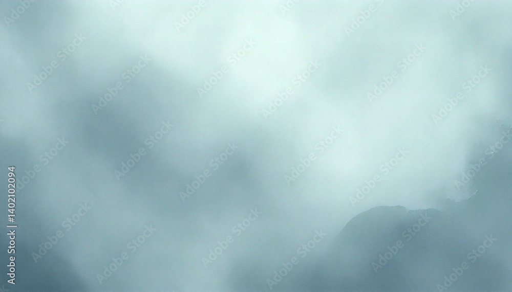 Naklejka premium Watercolor painting light gray fog effect background