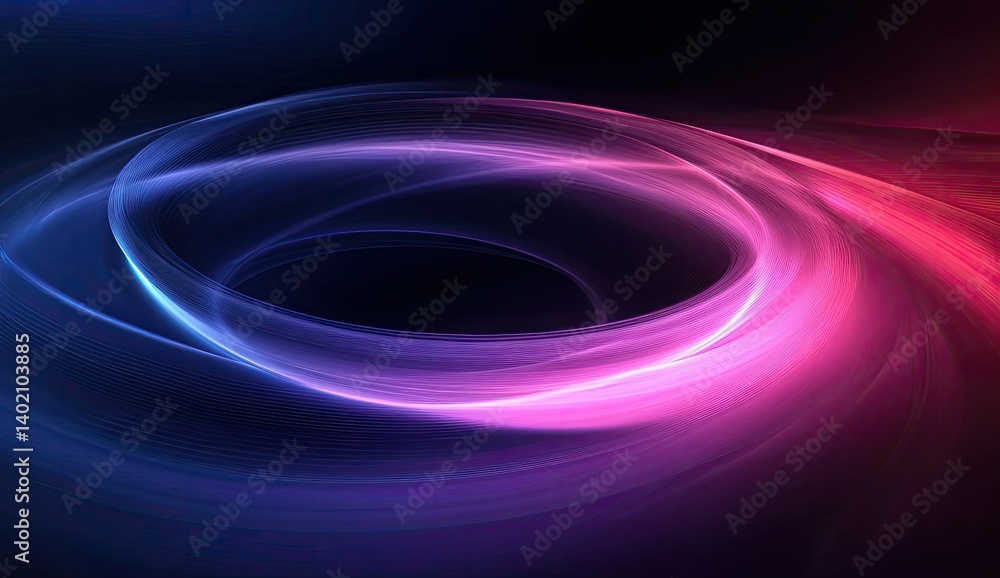 Abstract swirling light display Abstract swirling light display