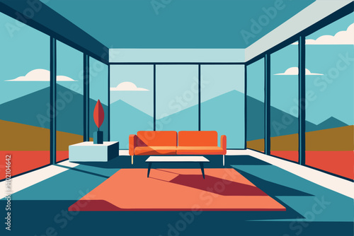 modern bedroom interior