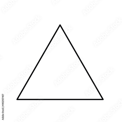 abstract triangle shape