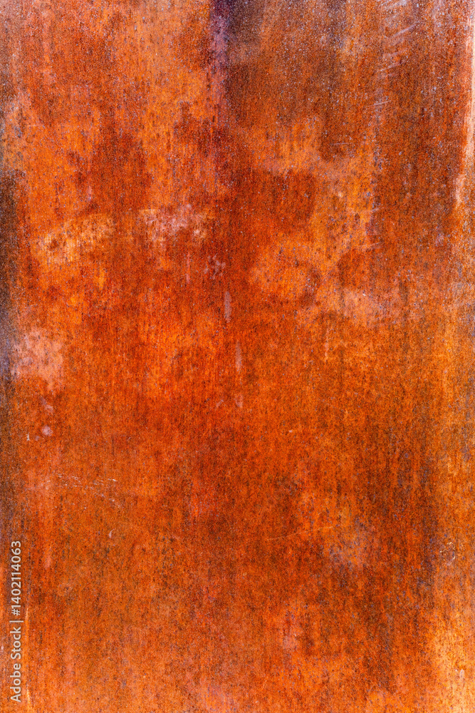 Orange-brown rusted metal texture Orange-brown rusted metal texture