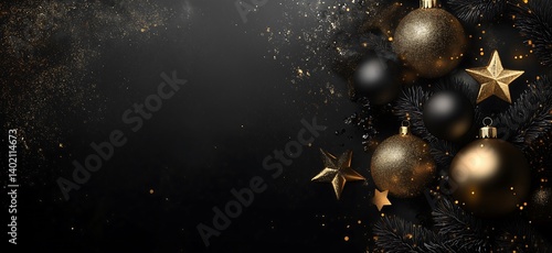 Festive Holiday Cheer with Modern Christmas Design モダンなデザインで祝うフェスティブなクリスマス.Generative AI	