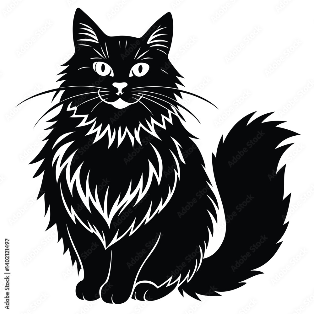 maine coon vector maine coon vector